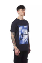 Blue Cotton Men T-Shirt Nicolo Tonetto