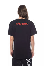 Black Cotton Men T-Shirt Nicolo Tonetto