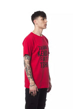 Red Cotton Men T-Shirt Nicolo Tonetto