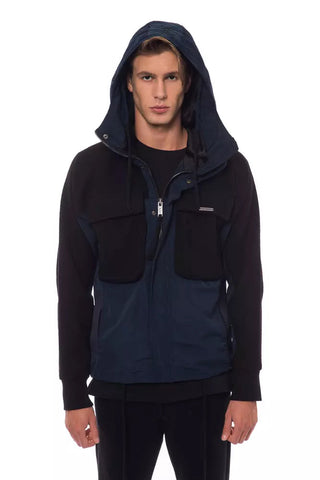 Black Wool Men's Jacket Nicolo Tonetto