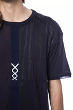 Blue Cotton Men T-Shirt Nicolo Tonetto