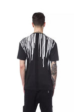 Black Cotton Men T-Shirt Nicolo Tonetto