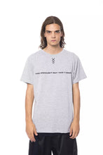 Gray Cotton Men T-Shirt Nicolo Tonetto