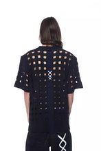 Black Cotton Men T-Shirt Nicolo Tonetto
