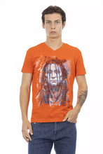 Orange Cotton Men's T-Shirt Trussardi Action