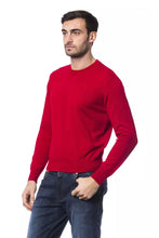 Red Merino Wool Men Sweater Billionaire Italian Couture