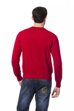 Red Merino Wool Men Sweater Billionaire Italian Couture