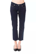Blue Cotton Women Capri Jean Ungaro Fever