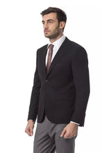 Black Wool Mens Blazer Billionaire Italian Couture