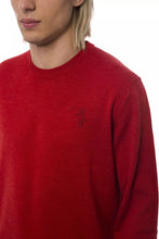 Red Merino Wool Men Sweater Billionaire Italian Couture
