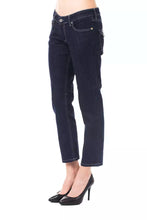 Blue Cotton Women Capri Jean Ungaro Fever