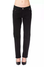 Black Cotton Women Pant Ungaro Fever
