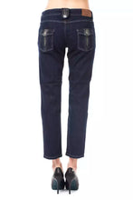 Blue Cotton Women Capri Jean Ungaro Fever