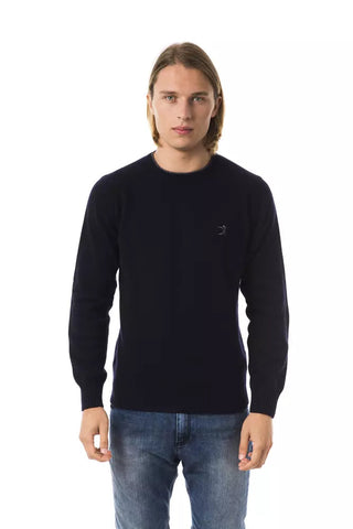 Blue Wool Men Sweater Uominitaliani