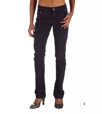Blue Cotton Women Pant Ungaro Fever