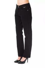 Black Cotton Women Pant Ungaro Fever