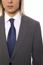 Gray Wool Men Blazer Billionaire Italian Couture