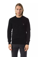 Black Merino Wool Men Sweater Uominitaliani