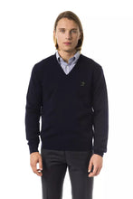 Blue Merino Men Sweater Uominitaliani