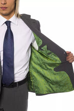 Gray Wool Men Blazer Billionaire Italian Couture