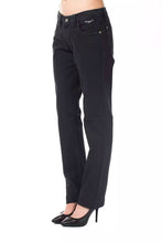 Blue Cotton Women Pant Ungaro Fever