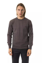 Gray Merino Wool Men Sweater Uominitaliani