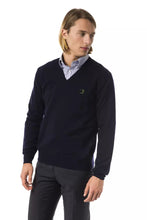 Blue Merino Men Sweater Uominitaliani