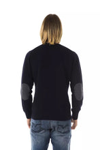 Blue Wool Men Sweater Uominitaliani