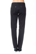 Blue Cotton Women Pant Ungaro Fever