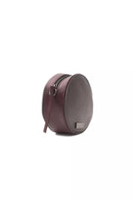 Burgundy Leather Women Crossbody Bag Pompei Donatella