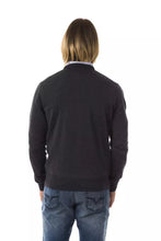 Gray Merino Wool Men Sweater Uominitaliani