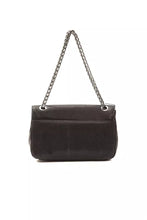 Black Leather Women Crossbody Bag Pompei Donatella