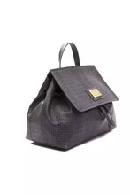 Gray Leather Women Shoulder Bag Pompei Donatella