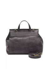 Gray Leather Women Shoulder Bag Pompei Donatella