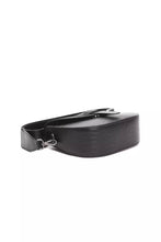 Black Leather Women Crossbody Pompei Donatella