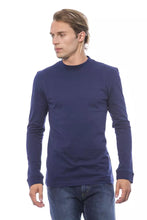 Blue Cotton Men Sweater Verri