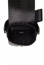 Black Leather Women Crossbody Pompei Donatella