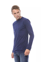 Blue Cotton Men Sweater Verri