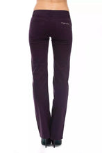 Purple Cotton Women Pants Ungaro Fever