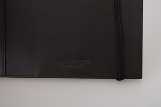 Black Leather Bifold Travel Holder Logo Wallet A.G. Spalding & Bros