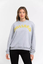 Gray Cotton Women Sweatshirt Trussardi