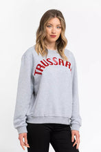 Gray Cotton Women Sweatshirt Trussardi