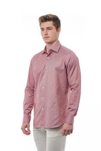 Red Cotton Men Shirt Bagutta