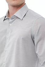 Gray Cotton Men Shirt Bagutta