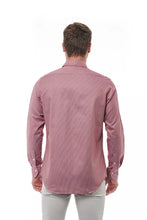 Red Cotton Men Shirt Bagutta