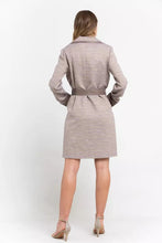 Beige Cotton Women Coat Trussardi