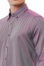 Burgundy Cotton Men Shirt Bagutta