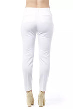 Chic High Waist Cigarette Leg Trousers Peserico