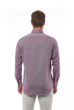 Burgundy Cotton Men Shirt Bagutta