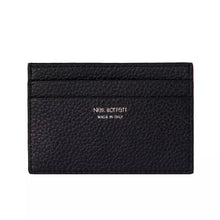 Black Leather Men's Wallet Neil Barrett